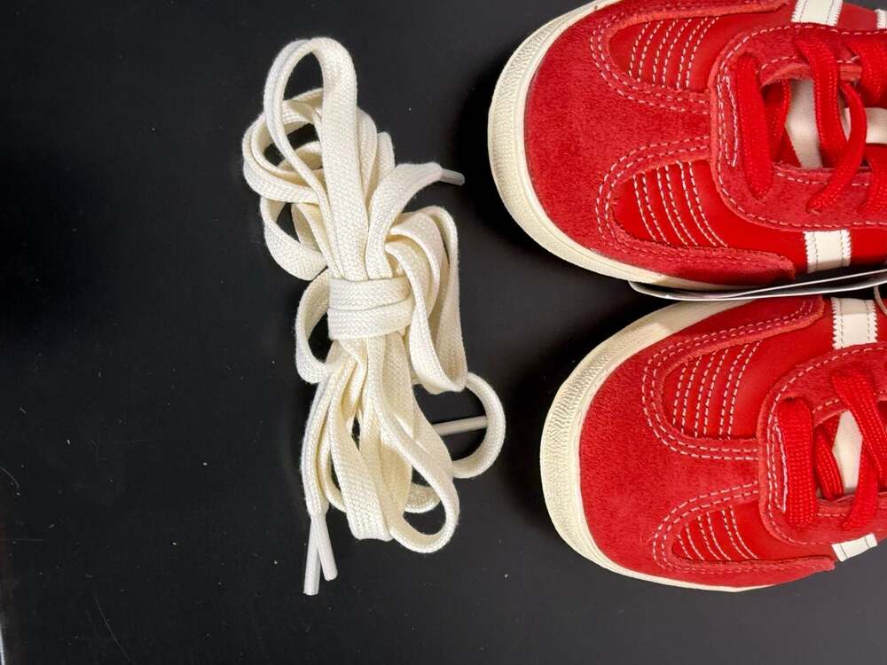 Adidas Gazelle Indoor Sneakers Red/White Size 5 - Picture 10 of 13